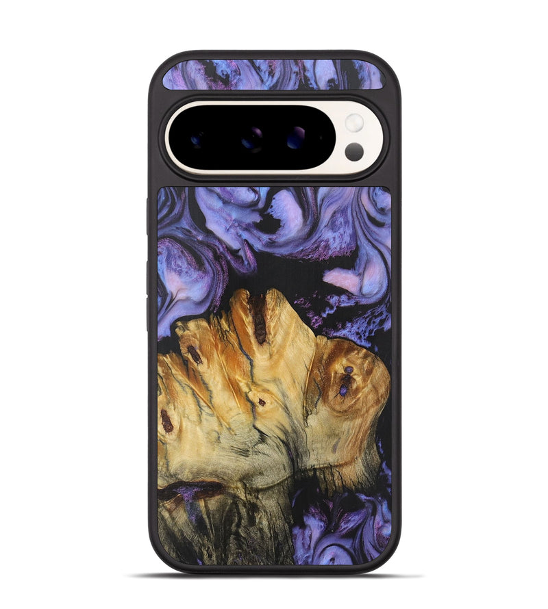 Pixel 9 Wood Phone Case - Alvin (Purple, 723484)