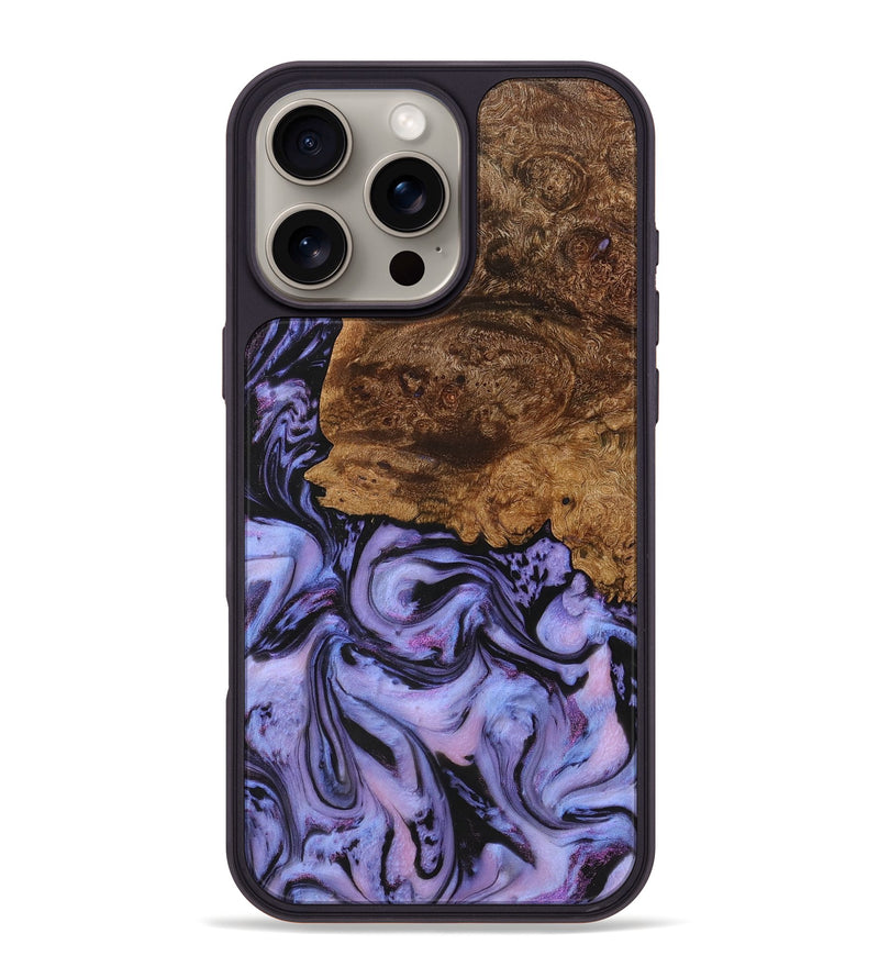 iPhone 16 Pro Max Wood Phone Case - Kane (Purple, 723496)