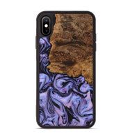 iPhone Xs Max Wood Phone Case - Kane (Purple, 723496)