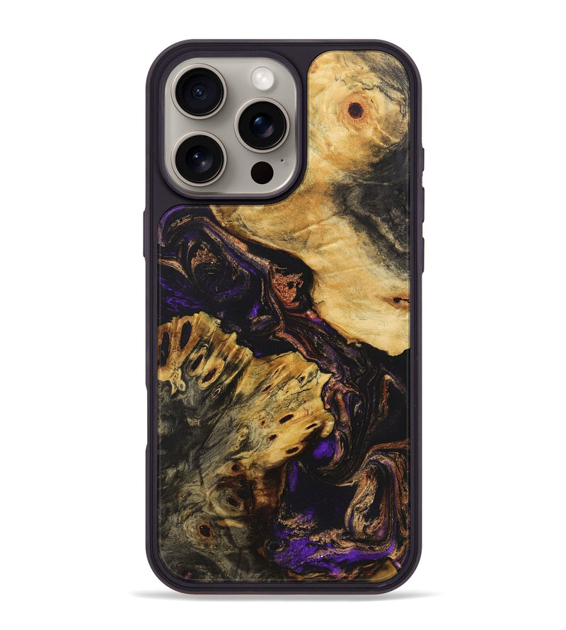 iPhone 16 Pro Max Wood Phone Case - Annalise (Purple, 723497)