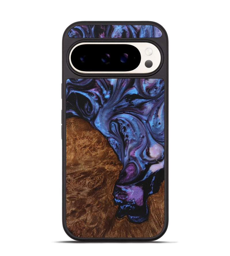 Pixel 9 Wood Phone Case - Glen (Purple, 723499)