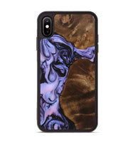 iPhone Xs Max Wood Phone Case - Izabella (Purple, 723500)