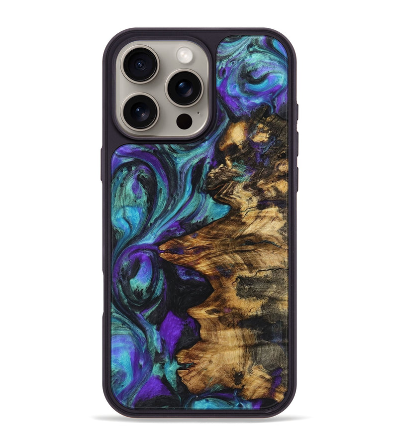 iPhone 16 Pro Max Wood Phone Case - Isla (Purple, 723501)