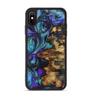 iPhone Xs Max Wood Phone Case - Isla (Purple, 723501)