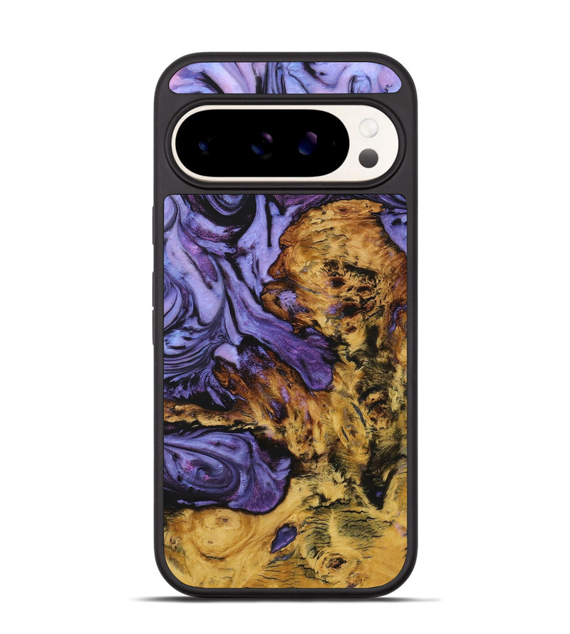 Pixel 9 Wood Phone Case - Kai (Purple, 723502)