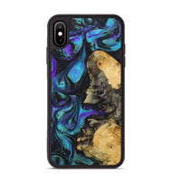 iPhone Xs Max Wood Phone Case - Jewel (Purple, 723503)