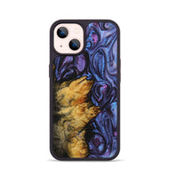 iPhone 14 Wood Phone Case - Shaun (Purple, 723504)