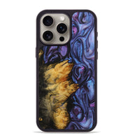 iPhone 15 Pro Max Wood Phone Case - Shaun (Purple, 723504)