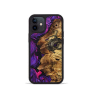 iPhone 12 mini Wood Phone Case - Latasha (Purple, 723505)