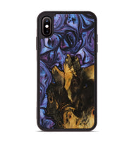 iPhone Xs Max Wood Phone Case - Deneen (Purple, 723506)