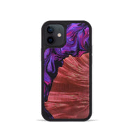 iPhone 12 mini Wood Phone Case - Francine (Purple, 723507)