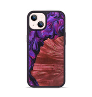 iPhone 14 Wood Phone Case - Francine (Purple, 723507)