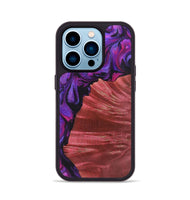 iPhone 14 Pro Wood Phone Case - Francine (Purple, 723507)