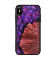 iPhone Xs Max Wood Phone Case - Francine (Purple, 723507)