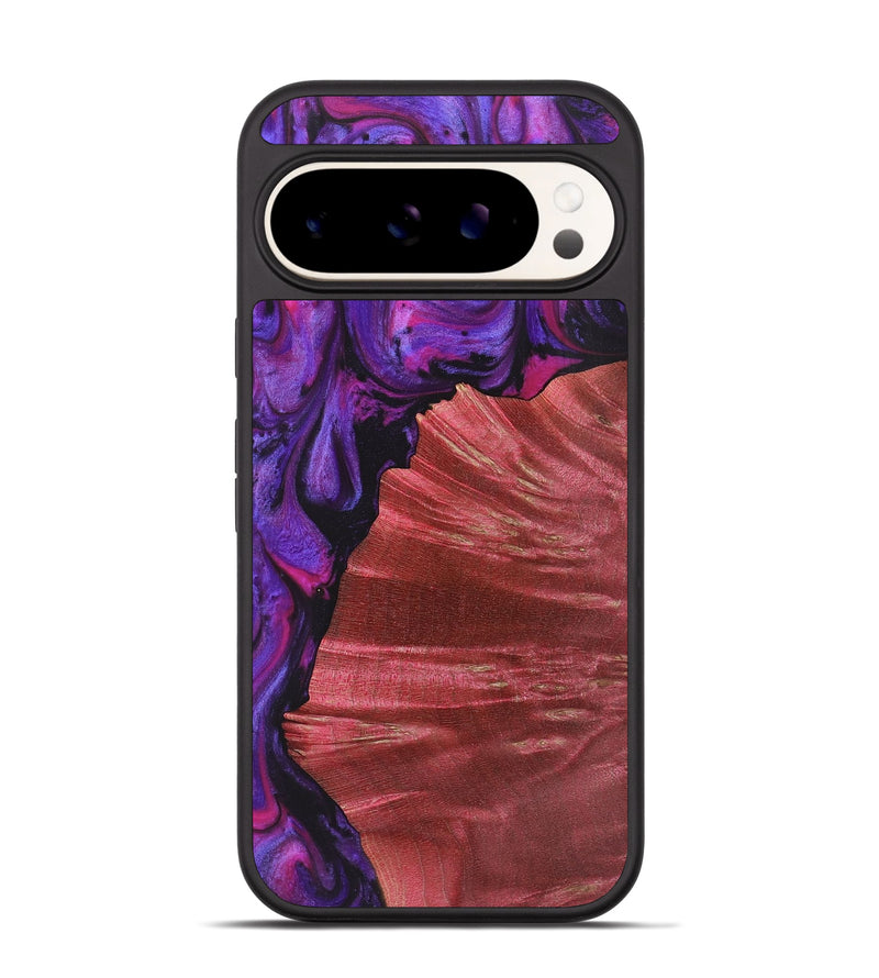 Pixel 9 Wood Phone Case - Francine (Purple, 723507)