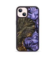 iPhone 14 Wood Phone Case - Tia (Purple, 723508)