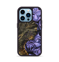 iPhone 14 Pro Wood Phone Case - Tia (Purple, 723508)