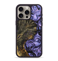 iPhone 15 Pro Max Wood Phone Case - Tia (Purple, 723508)