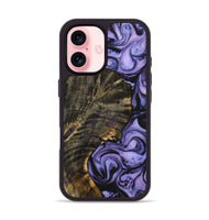 iPhone 16 Wood Phone Case - Tia (Purple, 723508)