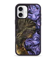 iPhone 16 Plus Wood Phone Case - Tia (Purple, 723508)