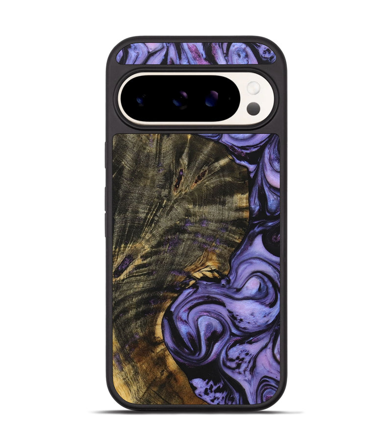 Pixel 9 Wood Phone Case - Tia (Purple, 723508)