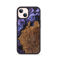 iPhone 14 Wood Phone Case - James (Purple, 723509)