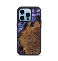 iPhone 14 Pro Wood Phone Case - James (Purple, 723509)