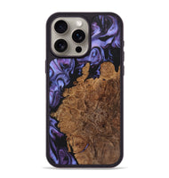 iPhone 15 Pro Max Wood Phone Case - James (Purple, 723509)