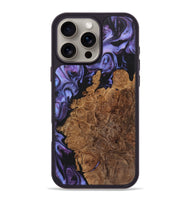 iPhone 16 Pro Max Wood Phone Case - James (Purple, 723509)