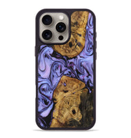 iPhone 16 Pro Max Wood Phone Case - Johnny (Purple, 723510)