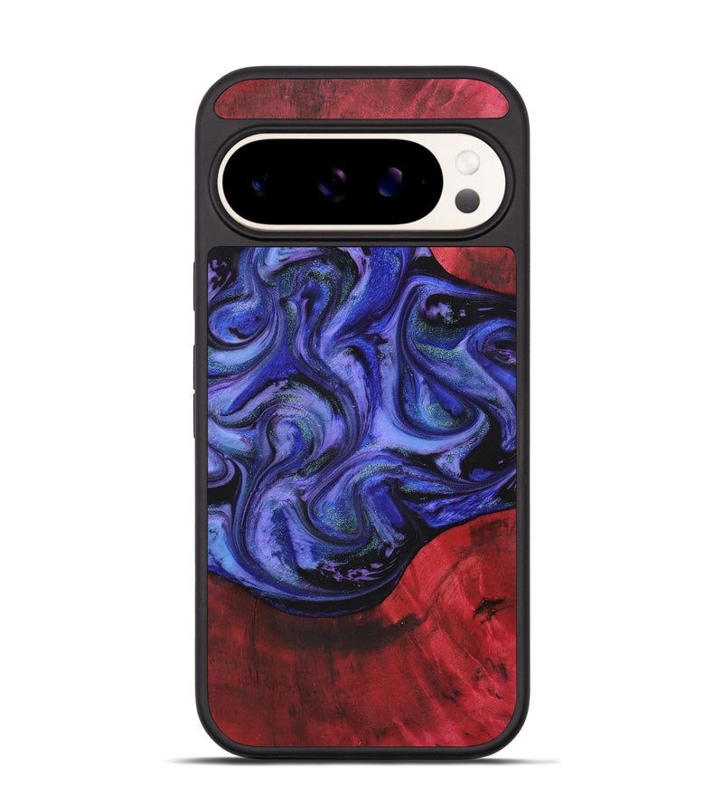 Pixel 9 Wood Phone Case - Debbie (Purple, 723514)