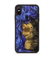 iPhone Xs Max Wood Phone Case - Piper (Purple, 723515)