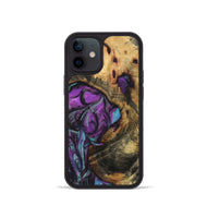 iPhone 12 mini Wood Phone Case - Ariel (Purple, 723516)