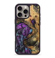 iPhone 16 Pro Max Wood Phone Case - Ariel (Purple, 723516)