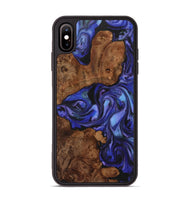 iPhone Xs Max Wood Phone Case - Scarlett (Purple, 723517)