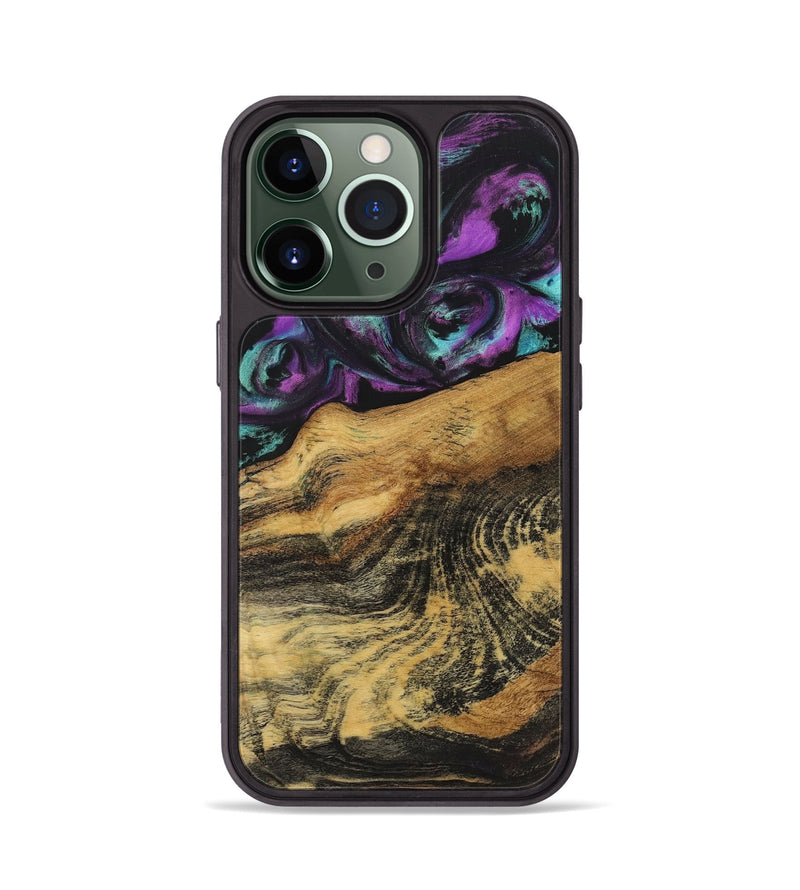 iPhone 13 Pro Wood Phone Case - Mitchell (Purple, 723518)