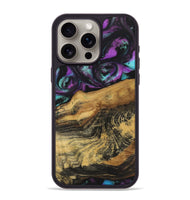 iPhone 15 Pro Max Wood Phone Case - Mitchell (Purple, 723518)