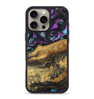 iPhone 16 Pro Max Wood Phone Case - Mitchell (Purple, 723518)