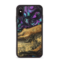 iPhone Xs Max Wood Phone Case - Mitchell (Purple, 723518)