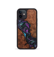 iPhone 12 mini Wood Phone Case - Lorrie (Purple, 723519)