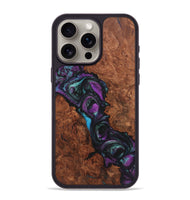 iPhone 15 Pro Max Wood Phone Case - Lorrie (Purple, 723519)