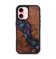 iPhone 16 Wood Phone Case - Lorrie (Purple, 723519)