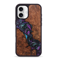 iPhone 16 Plus Wood Phone Case - Lorrie (Purple, 723519)