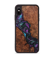 iPhone Xs Max Wood Phone Case - Lorrie (Purple, 723519)