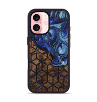 iPhone 16 Wood Phone Case - Raquel (Pattern, 723522)