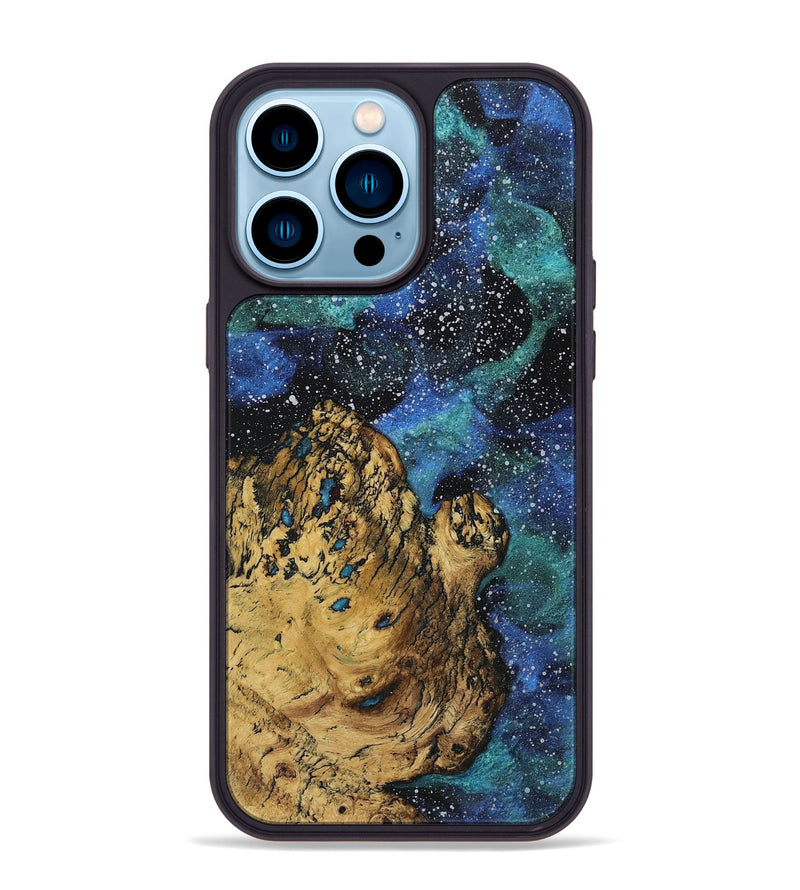 iPhone 14 Pro Max Wood Phone Case - Malachi (Cosmos, 723535)