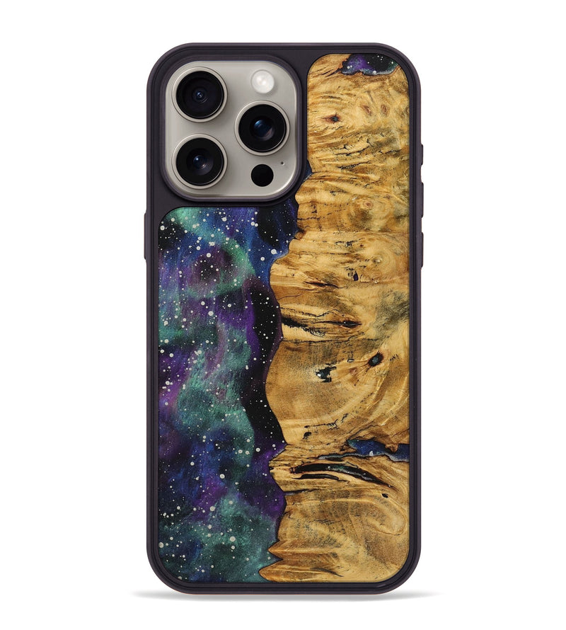 iPhone 15 Pro Max Wood Phone Case - Ira (Cosmos, 723540)