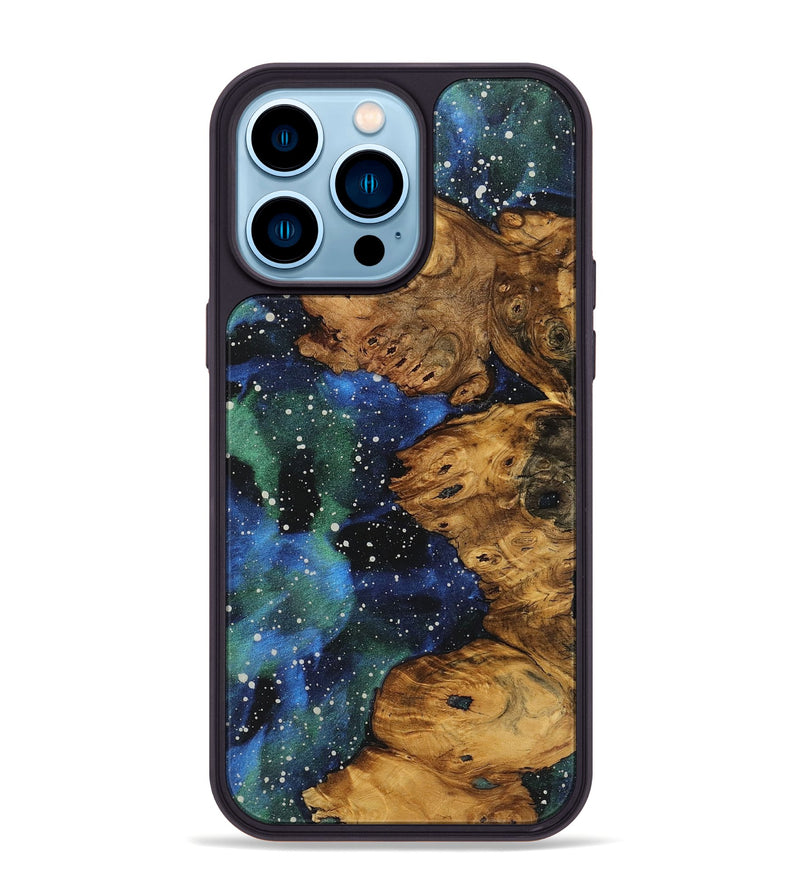 iPhone 14 Pro Max Wood Phone Case - Kelly (Cosmos, 723556)