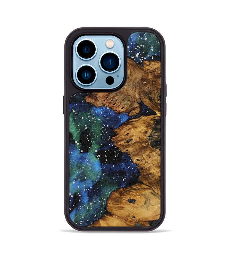 iPhone 14 Pro Wood Phone Case - Kelly (Cosmos, 723556)