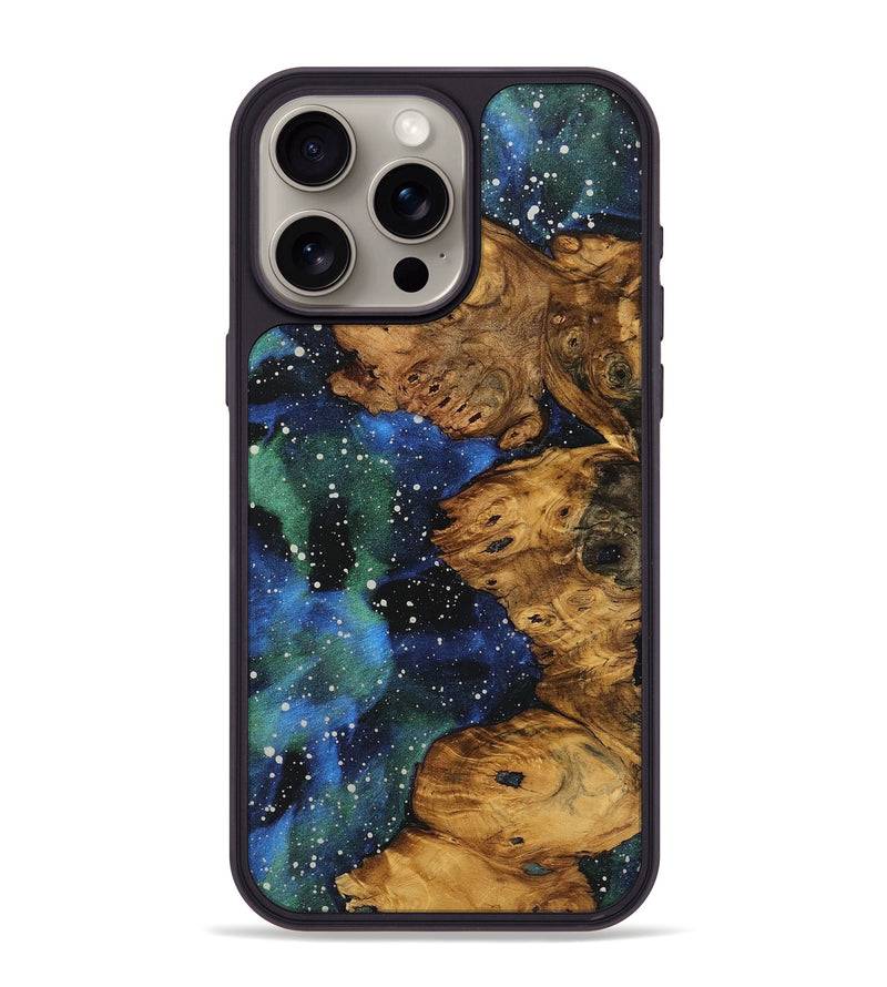 iPhone 15 Pro Max Wood Phone Case - Kelly (Cosmos, 723556)